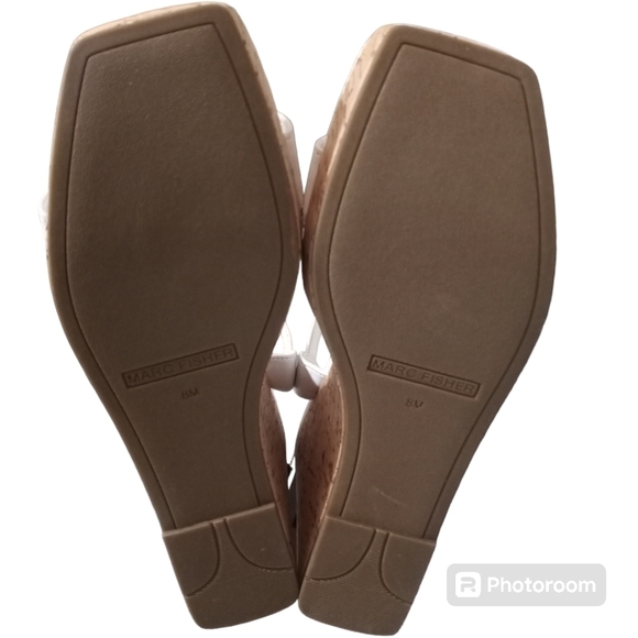 Marc Fischer Lukey Cork Wedge Sandal Size 8M NWOT - Picture 7 of 11